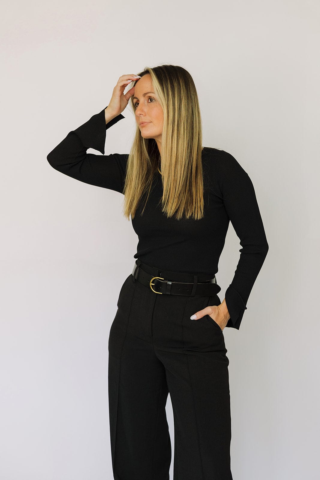 Bella Black Elegance Trousers