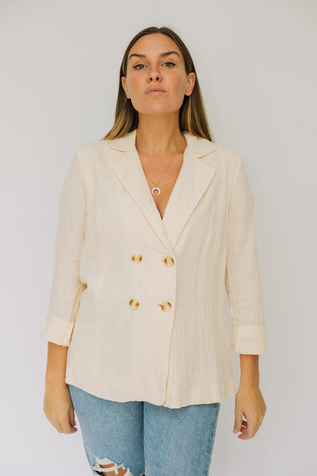 Soft Neutral Blazer
