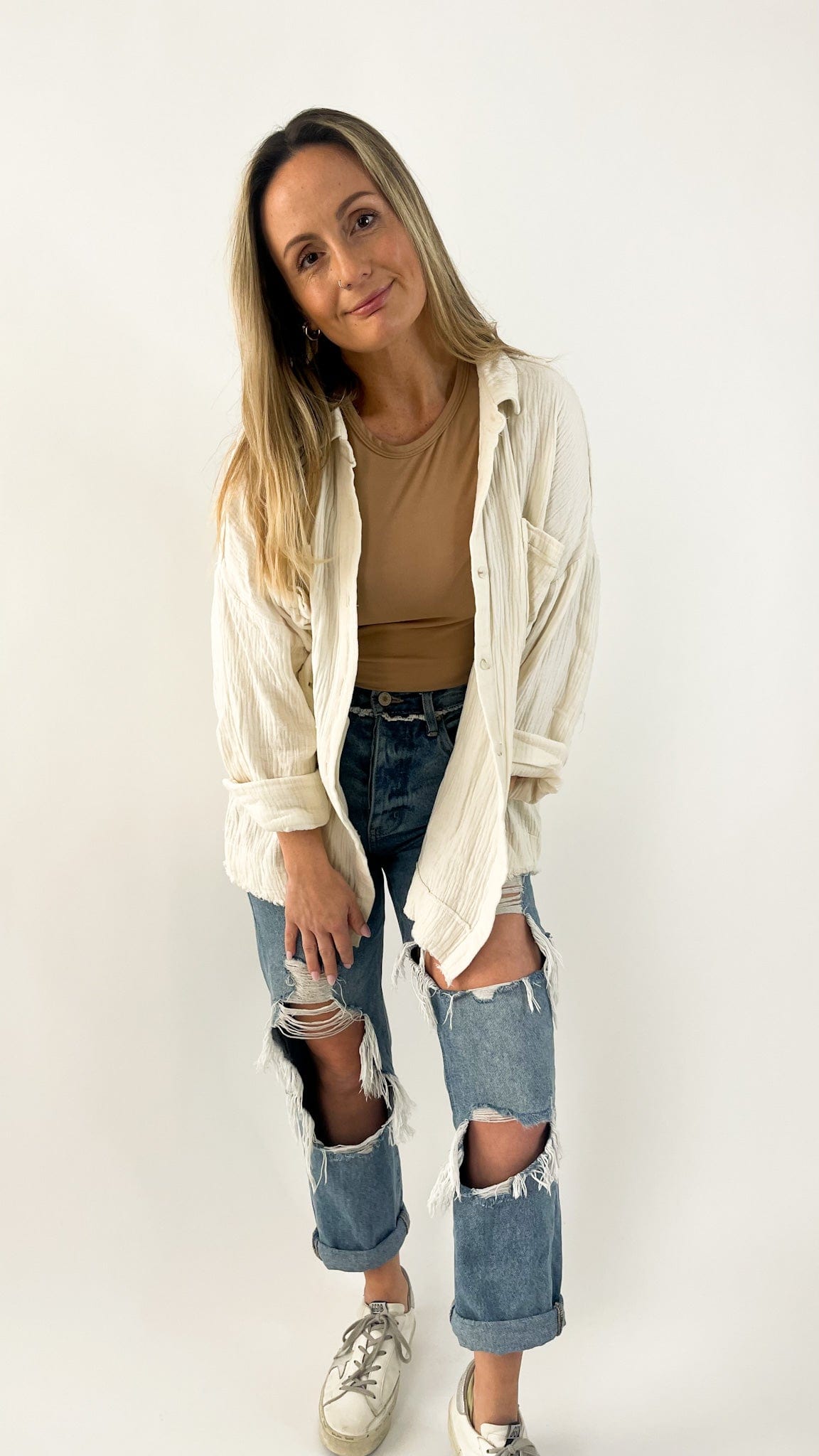 "THE" Button Down