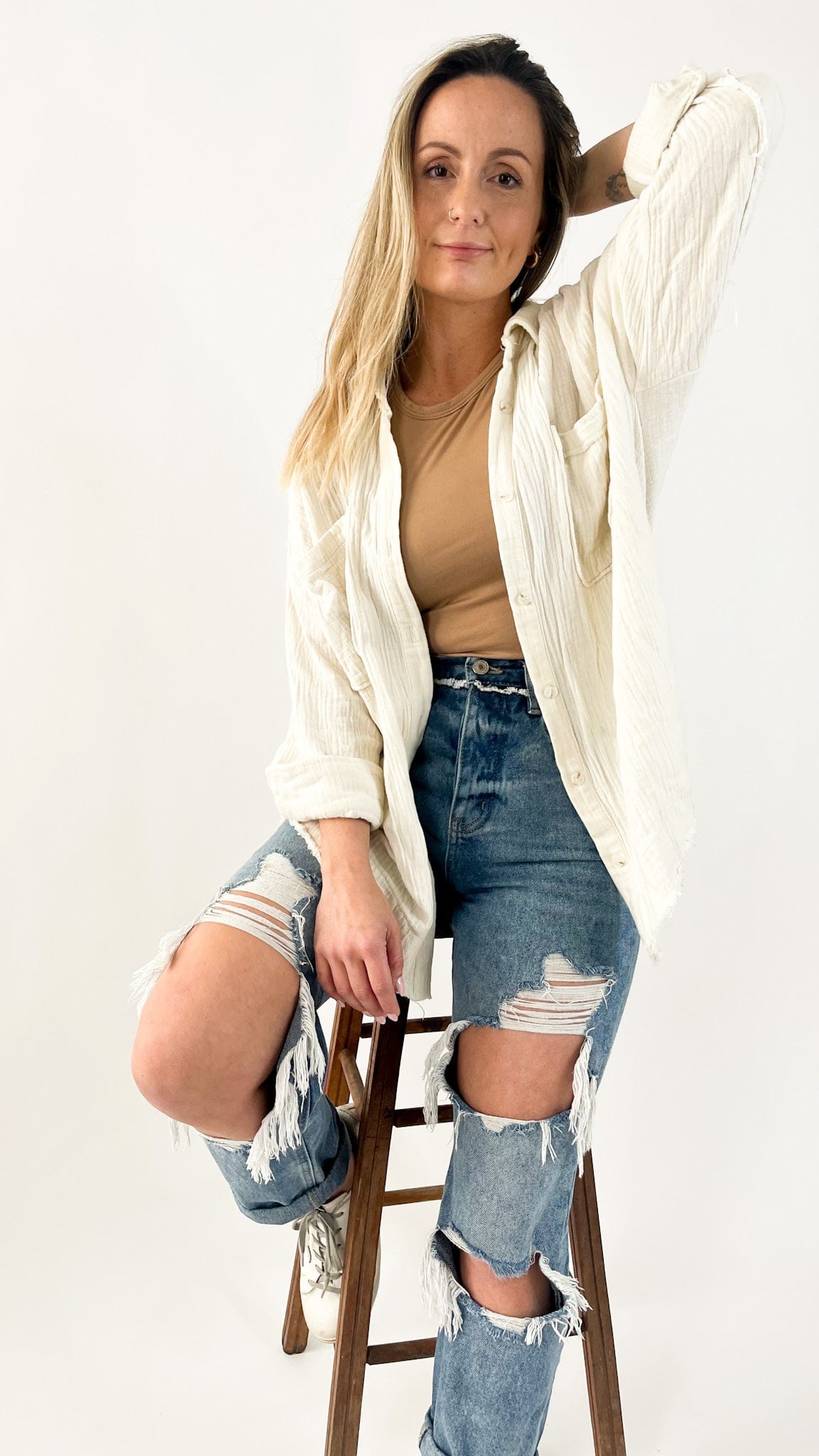 "THE" Button Down