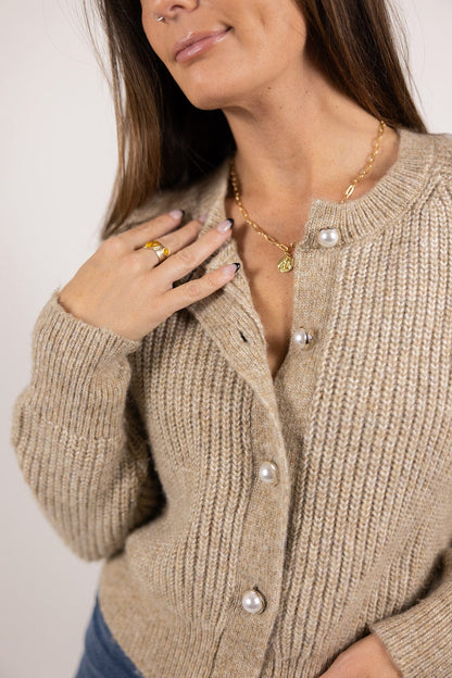 Pearl Button Down Cardigan