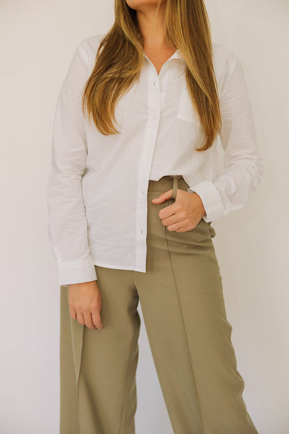 Classic White Button Down