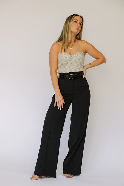 Strapless Knit Top