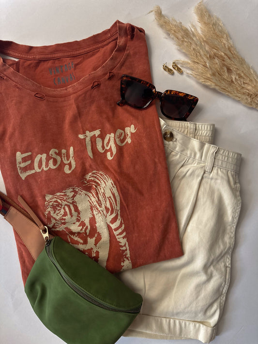 Easy Tiger Distressed Graphic T