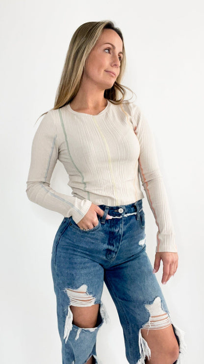 Soft Stripes Top