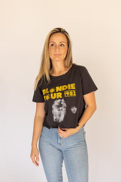 Blondie 82' Tour Crop Tee