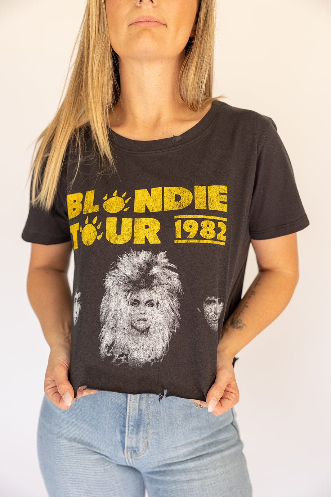 Blondie 82' Tour Crop Tee